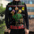 Kuwait Christmas Sleeveless Puffer Jacket with Camel in Festive Ornaments Snowflakes and Green Red - Wonder Print Shop