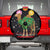 Kuwait Christmas Spare Tire Cover with Camel in Festive Ornaments Snowflakes and Green Red - Wonder Print Shop