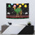 Kuwait Christmas Tapestry with Camel in Festive Ornaments Snowflakes and Green Red - Wonder Print Shop