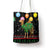Kuwait Christmas Tote Bag with Camel in Festive Ornaments Snowflakes and Green Red - Wonder Print Shop