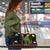 Kuwait Christmas Travel Bag with Camel in Festive Ornaments Snowflakes and Green Red - Wonder Print Shop