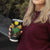 Kuwait Christmas Tumbler Cup with Camel in Festive Ornaments Snowflakes and Green Red - Wonder Print Shop
