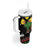 Kuwait Christmas Tumbler With Handle with Camel in Festive Ornaments Snowflakes and Green Red - Wonder Print Shop