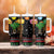 Kuwait Christmas Tumbler With Handle with Camel in Festive Ornaments Snowflakes and Green Red - Wonder Print Shop