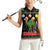 Kuwait Christmas Women Sleeveless Polo Shirt with Camel in Festive Ornaments Snowflakes and Green Red - Wonder Print Shop