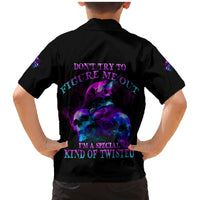 Don't Try To Figure Me Out Family Matching Mermaid Dress and Hawaiian Shirt - Wonder Print Shop