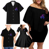 Don't Try To Figure Me Out Family Matching Off Shoulder Short Dress and Hawaiian Shirt - Wonder Print Shop