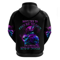 Don't Try To Figure Me Out Hoodie - Wonder Print Shop
