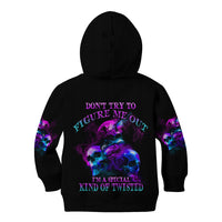 Don't Try To Figure Me Out Kid Hoodie - Wonder Print Shop