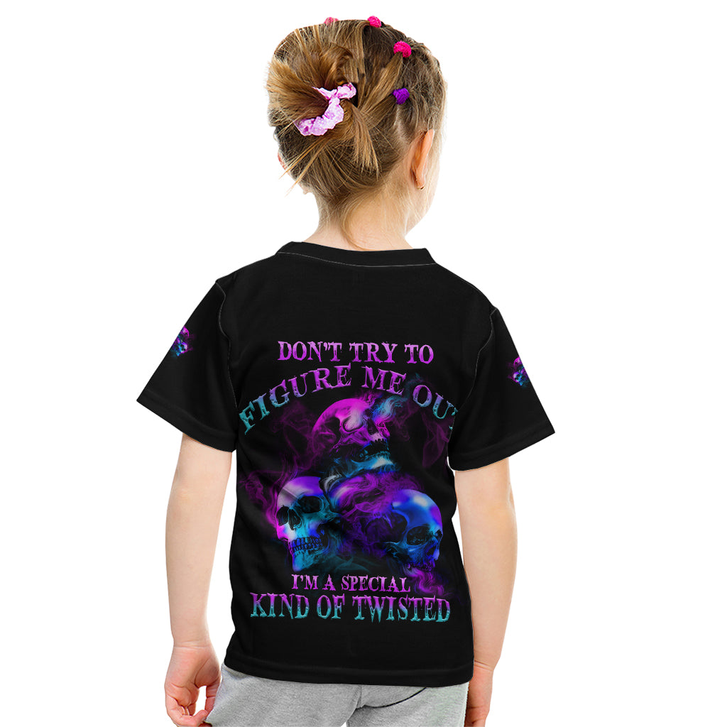 Don't Try To Figure Me Out Kid T Shirt - Wonder Print Shop