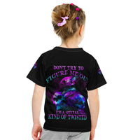 Don't Try To Figure Me Out Kid T Shirt - Wonder Print Shop