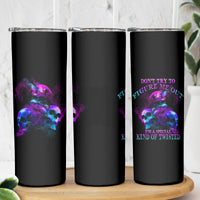 Don't Try To Figure Me Out Skinny Tumbler - Wonder Print Shop