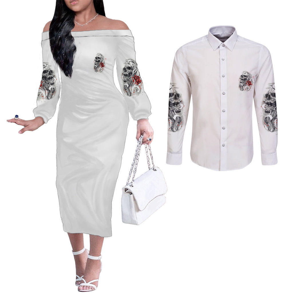 assuming-i-was-like-most-girls-skull-couples-matching-off-the-shoulder-long-sleeve-dress-and-long-sleeve-button-shirt