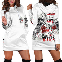 Assuming I Was Like Most Girls Skull Hoodie Dress - Wonder Print Shop