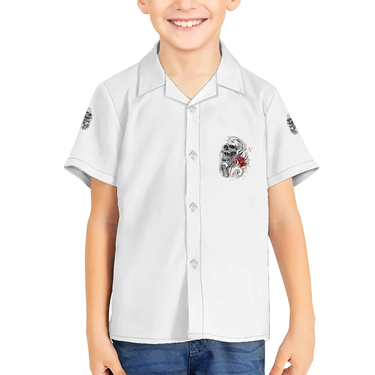 Assuming I Was Like Most Girls Skull Kid Hawaiian Shirt - Wonder Print Shop