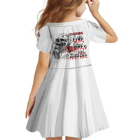 Assuming I Was Like Most Girls Skull Kid Short Sleeve Dress - Wonder Print Shop