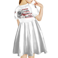 Assuming I Was Like Most Girls Skull Kid Short Sleeve Dress - Wonder Print Shop