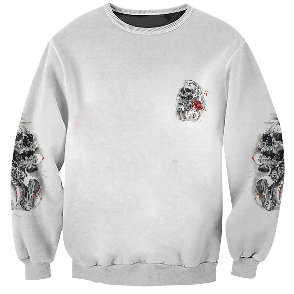 Assuming I Was Like Most Girls Skull Sweatshirt - Wonder Print Shop