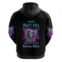 Karma Fairy Sugar Skull Hoodie - Wonder Print Shop