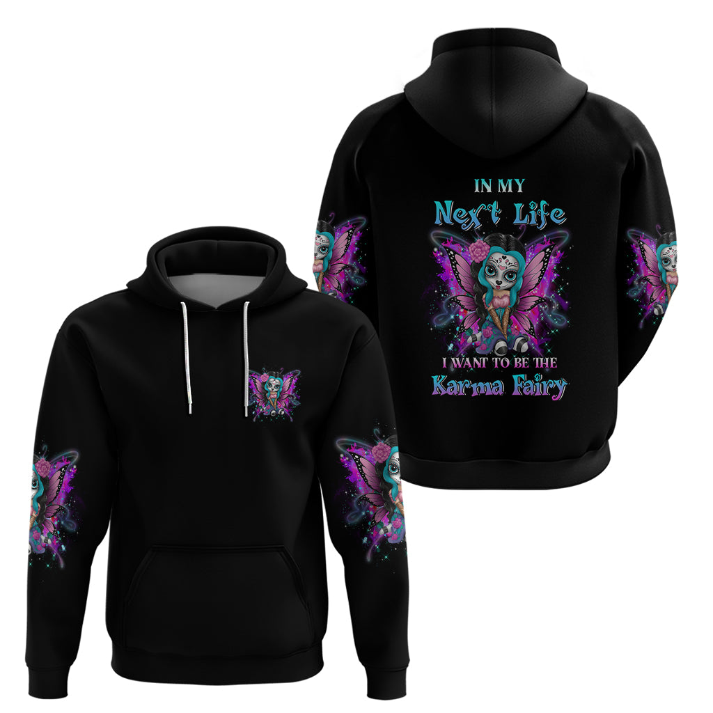 Karma Fairy Sugar Skull Hoodie - Wonder Print Shop