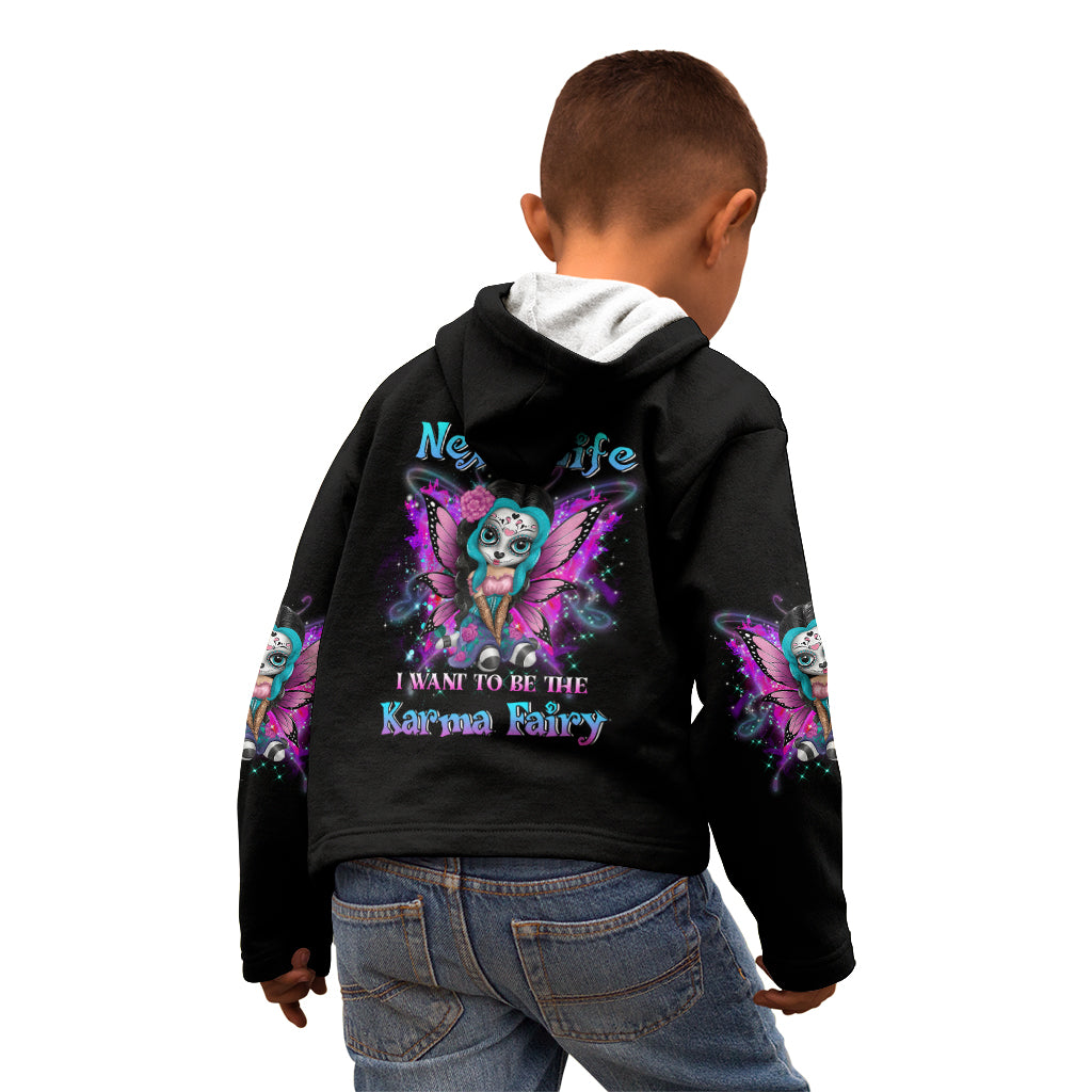 Karma Fairy Sugar Skull Kid Hoodie - Wonder Print Shop