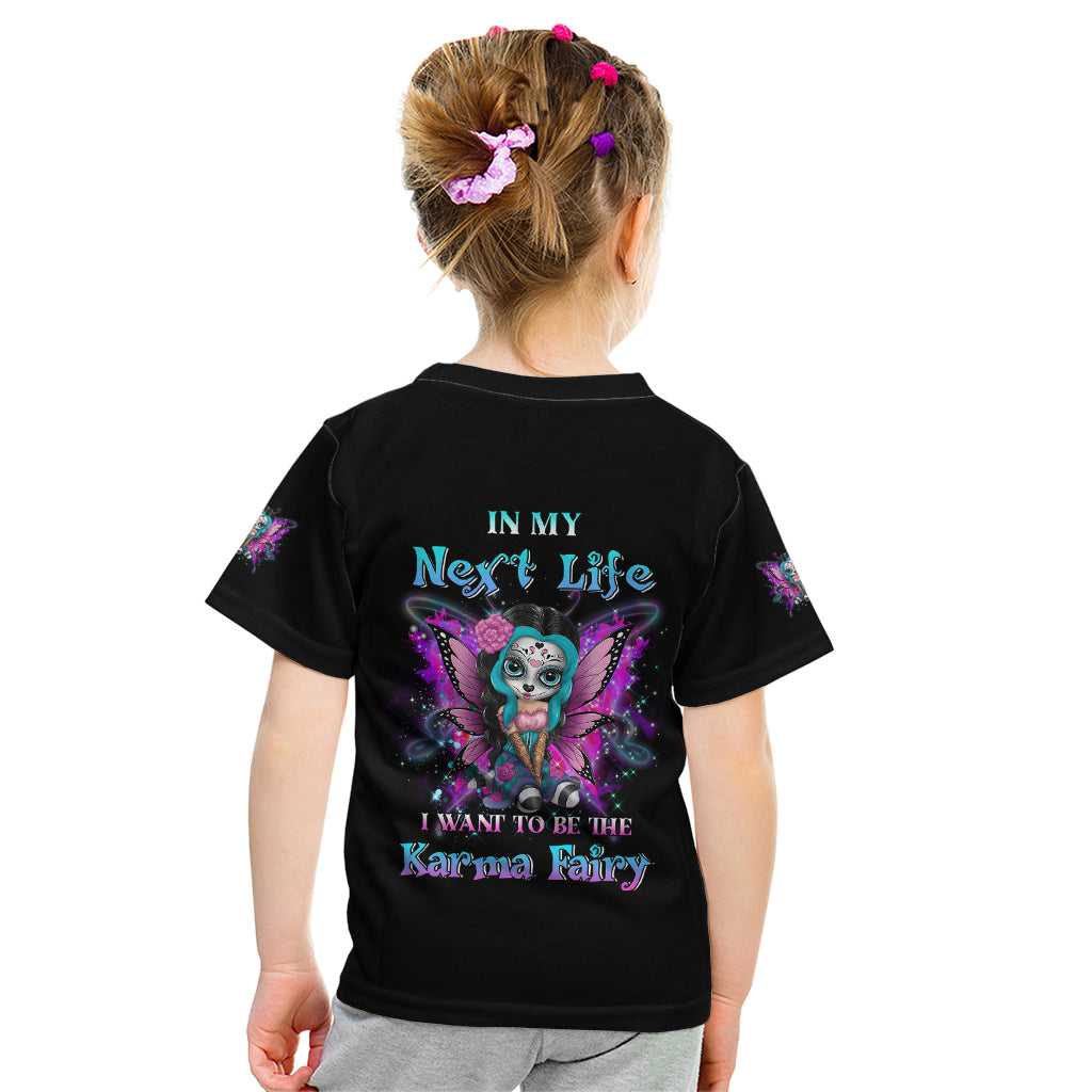 Karma Fairy Sugar Skull Kid T Shirt - Wonder Print Shop