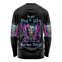 Karma Fairy Sugar Skull Long Sleeve Shirt - Wonder Print Shop