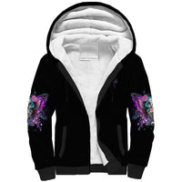 Karma Fairy Sugar Skull Sherpa Hoodie - Wonder Print Shop