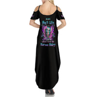 Karma Fairy Sugar Skull Summer Maxi Dress - Wonder Print Shop