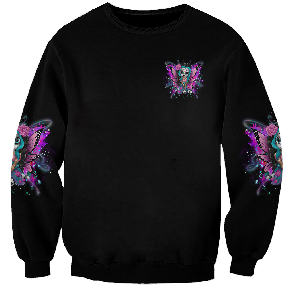 Karma Fairy Sugar Skull Sweatshirt - Wonder Print Shop