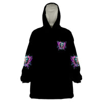Karma Fairy Sugar Skull Wearable Blanket Hoodie - Wonder Print Shop
