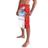 German Shepherd Christmas Lavalava with Santa Sleigh Ride and Snowy Mountain Design - Wonder Print Shop