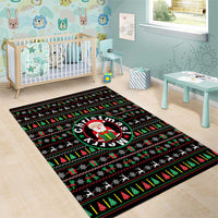 Gift For Merry Christmas Area Rug with Santa Claus and Holiday Icons Pattern - Wonder Print Shop