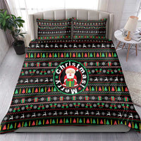 Gift For Merry Christmas Bedding Set with Santa Claus and Holiday Icons Pattern - Wonder Print Shop