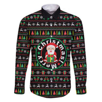 Gift For Merry Christmas Family Matching Puletasi and Hawaiian Shirt with Santa Claus and Holiday Icons Pattern - Wonder Print Shop