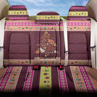 Christmas Cookie Back Car Seat Cover with Gingerbread Tree Candy Ornaments and Sweet Treat Pattern - Wonder Print Shop