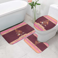 Christmas Cookie Bathroom Set with Gingerbread Tree Candy Ornaments and Sweet Treat Pattern - Wonder Print Shop