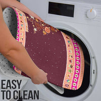 Christmas Cookie Bathroom Set with Gingerbread Tree Candy Ornaments and Sweet Treat Pattern - Wonder Print Shop