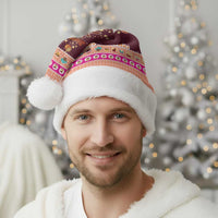 Christmas Cookie Christmas Santa Hat with Gingerbread Tree Candy Ornaments and Sweet Treat Pattern - Wonder Print Shop