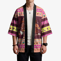 Christmas Cookie Kimono with Gingerbread Tree Candy Ornaments and Sweet Treat Pattern - Wonder Print Shop