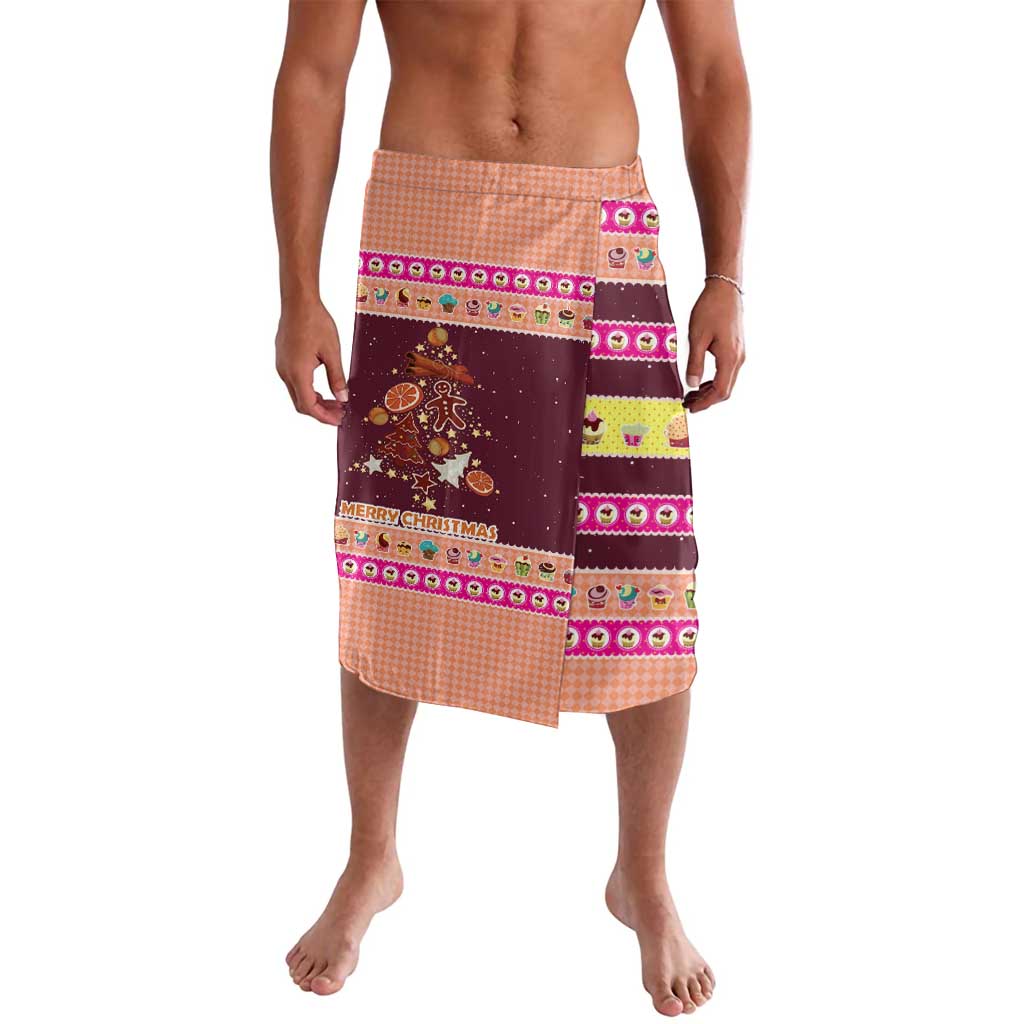 Christmas Cookie Lavalava with Gingerbread Tree Candy Ornaments and Sweet Treat Pattern - Wonder Print Shop