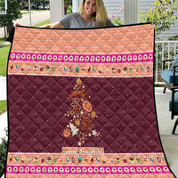Christmas Cookie Quilt with Gingerbread Tree Candy Ornaments and Sweet Treat Pattern - Wonder Print Shop