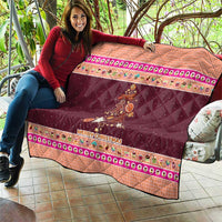 Christmas Cookie Quilt with Gingerbread Tree Candy Ornaments and Sweet Treat Pattern - Wonder Print Shop