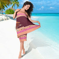 Christmas Cookie Sarong with Gingerbread Tree Candy Ornaments and Sweet Treat Pattern - Wonder Print Shop