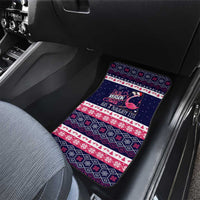Flamingo I Am The Reason Santa Has A Naughty Christmas Car Mats Xmas Holiday Patterns - Wonder Print Shop