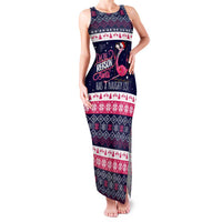 Flamingo I Am The Reason Santa Has A Naughty Christmas Family Matching Tank Maxi Dress and Hawaiian Shirt Xmas Holiday Patterns - Wonder Print Shop