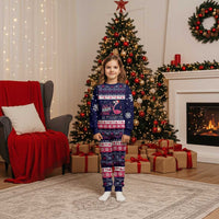 Flamingo I Am The Reason Santa Has A Naughty Christmas Pajama Set Xmas Holiday Patterns - Wonder Print Shop