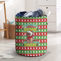 French Bulldog See You Eating Snacks Christmas Laundry Basket Xmas Holiday Patterns - Wonder Print Shop
