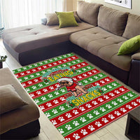 French Bulldog See You Eating Snacks Christmas Area Rug Xmas Holiday Patterns - Wonder Print Shop
