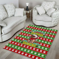 French Bulldog See You Eating Snacks Christmas Area Rug Xmas Holiday Patterns - Wonder Print Shop